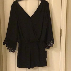 New with tags black Romper